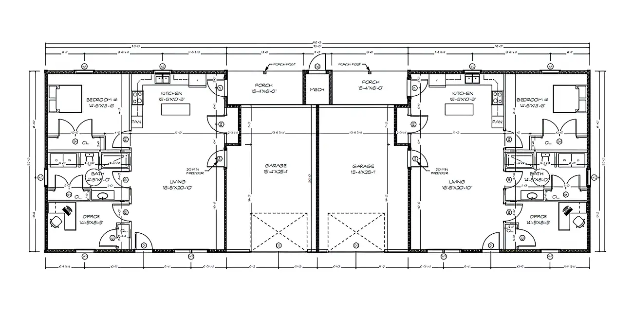 Duplex - Floor Plan